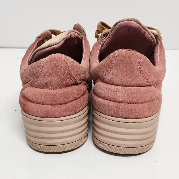 Filling Pieces Handmade in Portugal Low Tops Pink Suede Shoes Size EU 36 Unisex - Picture 5 of 16